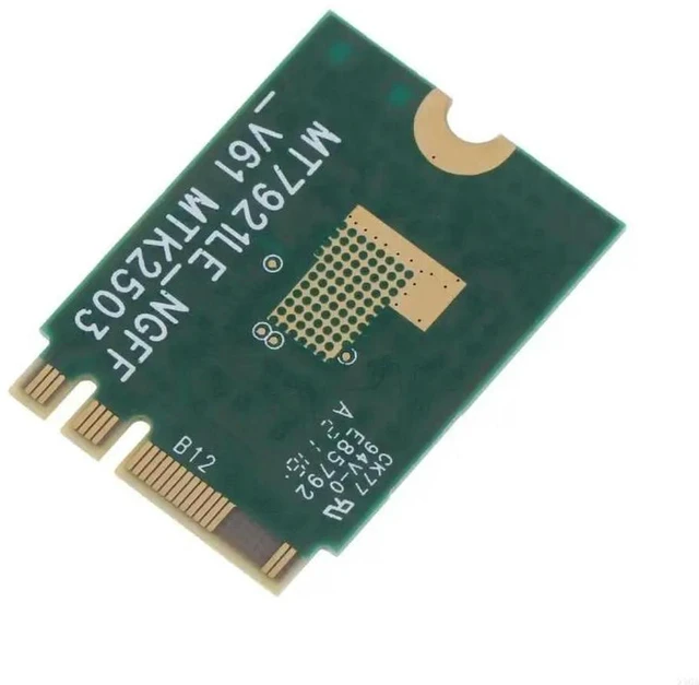 Alt view image 6 of 6 - 6 Card MT7921K NGFF for M.2 Module with BT-compatible 5.2, for M.2 Card for Laptop Supports for