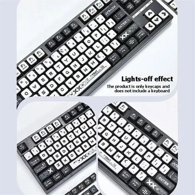 Alt view image 6 of 6 - 132 Keys Keycaps PBT PC Keycap for Gateron MX Switches Keyboards CBSA Game Keyboard