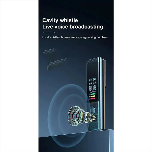 Alt view image 6 of 6 - Non-Contact Alcohol Tester with LED Digital Display C09 Alcoholmeter Alcohol Tester TYPE-C Chargeing Diagnostic Tool