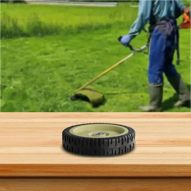 Alt view image 6 of 6 - 1pcs Lawn Mower Wheel for Efficient Hand Push Lawn Mower S with High-Universal Wheel Garden Tools Accessories