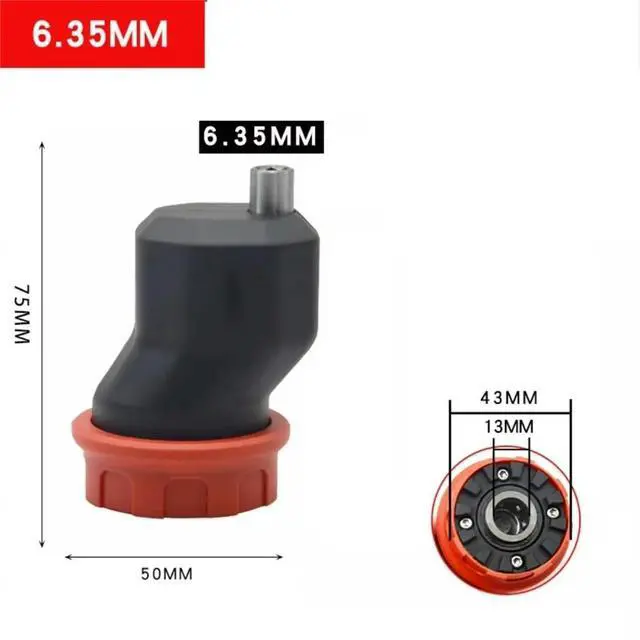 Alt view image 6 of 6 - Brushless Rechargeable Electrical Drill Chuck Quick-Release for 6.35mm Bit for Cordless Lithium-Ion Drills A