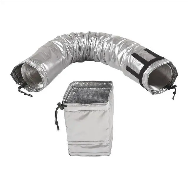 Alt view image 6 of 6 - AC Hose Insulation Sleeve, Air Conditioner Hose Cover Wrap for 5 Inch & 5.9 Inch Diameter Exhaust Hose