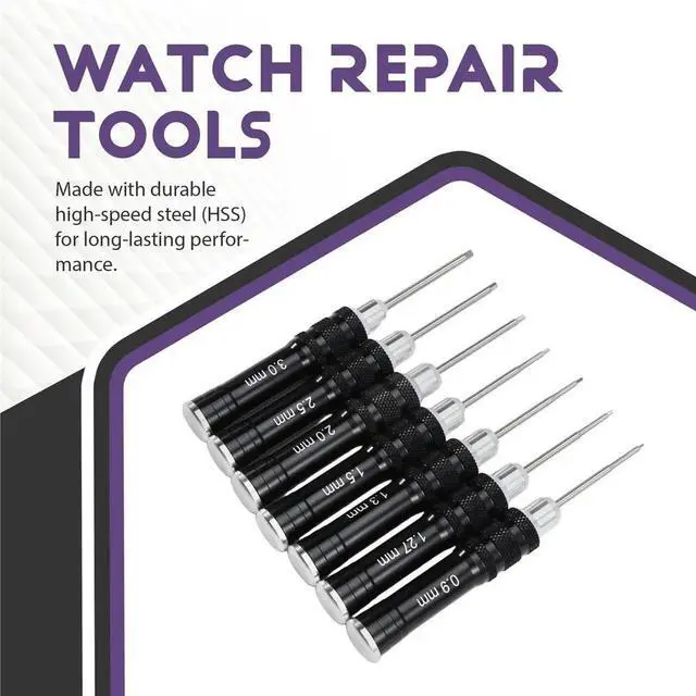 Alt view image 4 of 6 - Black Handle Hex Screwdriver Tool Set for RC Helicopter Model Airplane Computer Clock, Remote Control Toy Repair Tools