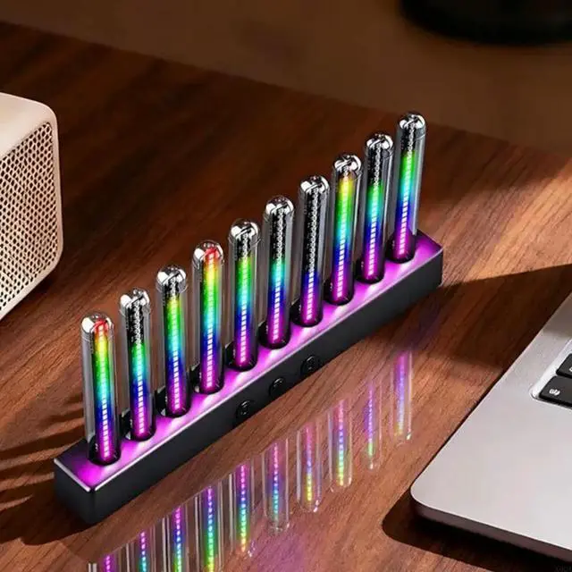 Alt view image 5 of 6 - 2025 USB LED Spectrum Light With 8 Display Mode And 5 Brightness Level For Music Gaming And Home Decoration