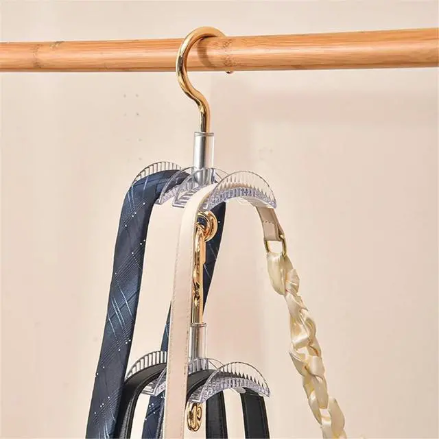Alt view image 5 of 6 - Purse Hanger for Closet,6Pcs 360° Rotatable Arch Purse Hanger Hooks Keep Your Purse in Good Condition While Saving Space