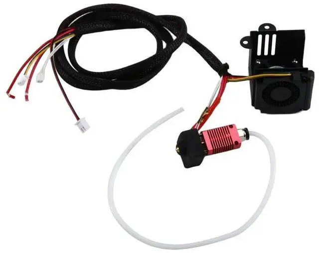 Alt view image 6 of 6 - 3D Printer Accessories for Ender-3/3S Complete Printhead Kit with Fan 24V Hot End Kit
