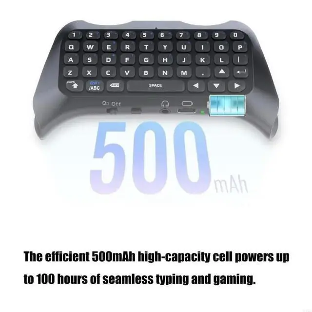 Alt view image 6 of 6 - Controller Keyboard for Gaming Built in Speaker and Mic Voice Chat Function