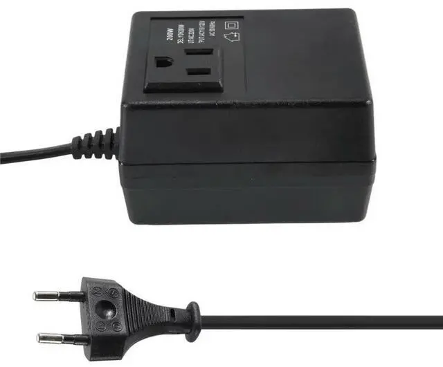 Alt view image 6 of 6 - Power Transformer Voltage Regulator 220V to 110V Voltage Converter Step-Down Transformer Invert 200W EU Plug