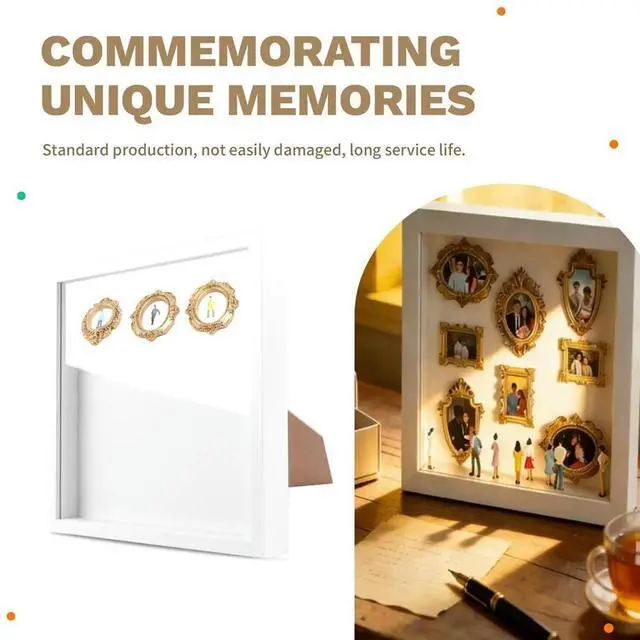 Alt view image 4 of 6 - DIY Mini Museum Silhouette Box - Mini Museum Frames, Celebrate Your Special Memories in Style, for Valentine'S Day Gifts