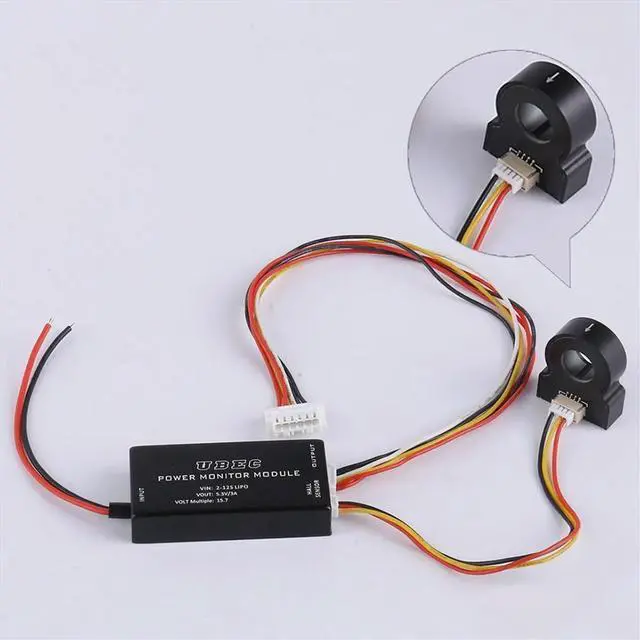 Alt view image 4 of 6 - For PIXHAWK Power Monitor Module with Hall Sensor, 200A High Voltage 12S for Drones for Pixhawk 2.1 Hexing Interface