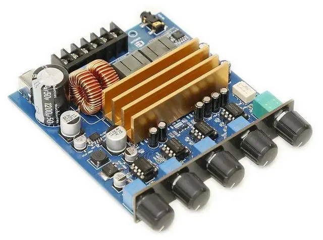 Alt view image 3 of 3 - TPA3223 2.1 high-power digital fever HIFI tone Bluetooth 5.1 amplifier board (400W+200 * 2)