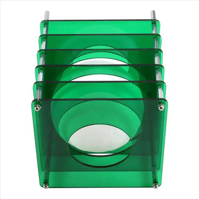 Alt view image 6 of 6 - LED Lighting Multi-Layer Acrylic Lamp DIY Acrylic Moon Lamp for Bedrooms Living Rooms Offices USB Charging Lamp