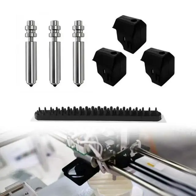 Alt view image 5 of 6 - 2025 All l Integrated Nozzle For 3D Printing 0.4mm With Silicon Protections Cover