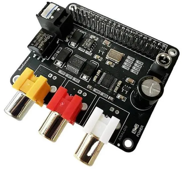 Alt view image 3 of 3 - WM8804 Sound Card SPDIF Coaxial Optical Fiber Audio Output PCM5102 Decoding Board for Raspberry Pi Player
