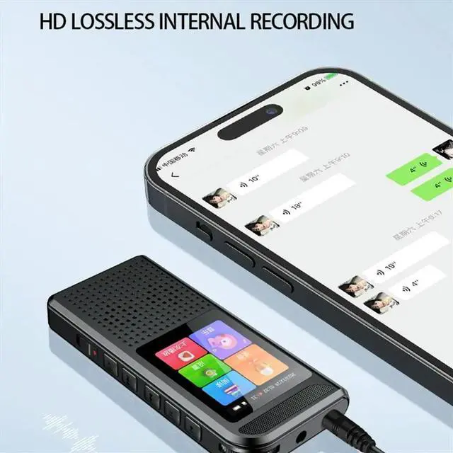 Alt view image 5 of 6 - Denoise Mini PCM Audio Dictaphone 1536Kbps External Microphone Digital Voice-Activatcd USB Recorder 64G