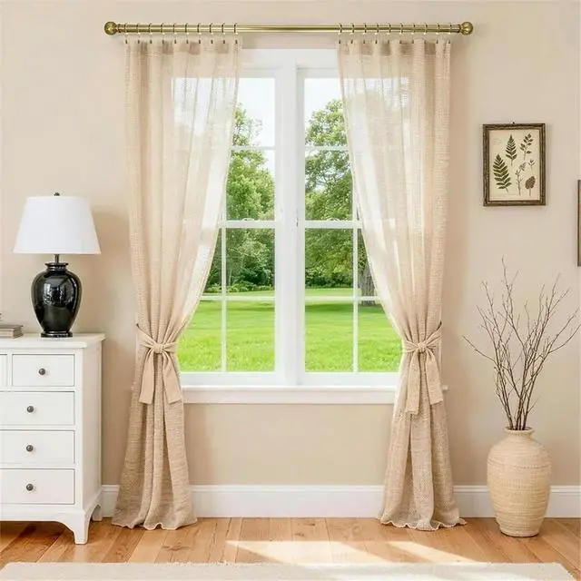 Alt view image 4 of 6 - uyuy 20 Premium Easy Glide Curtain Rings with Clips l Drapery Rings with Silent Nylon Inserts Curtain Rod Clips & Rings