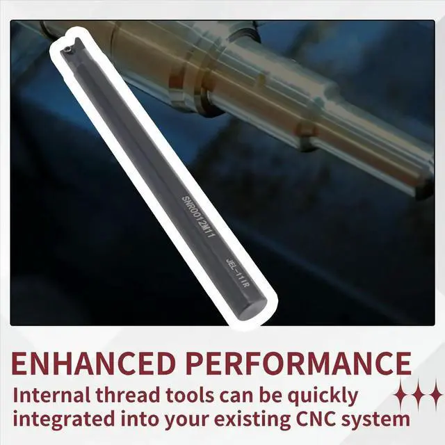 Alt view image 4 of 6 - Internal Thread Tool Kit Support SNL0012M11 CNC Machining Turning Tools with 11ER AG60 Suit MMT11IR