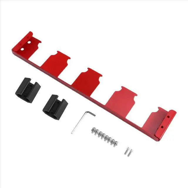 Alt view image 6 of 6 - 4 Slots Holder Toolbox Expansion Holder Bracket Effortless Side Bracket Red