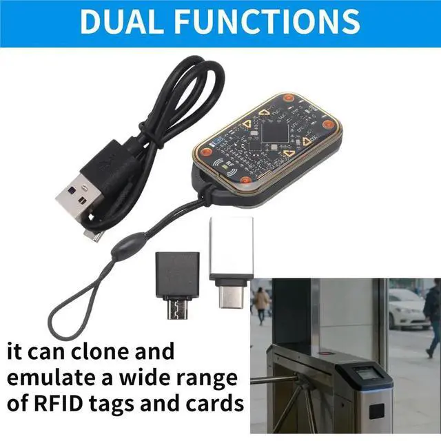 Alt view image 6 of 6 - Upgrade Chameleon Ultra Card Emulator Kit RFID Chip Reader 125K 13.56M Card Decode NFC Duplicator