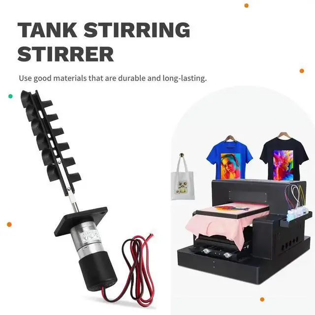 Alt view image 4 of 6 - Tank Stirring Stirrer for White Ink Mixing Motor 24V for DTF DTG UV Printer Sub Tank Mixer 145MM for 2L