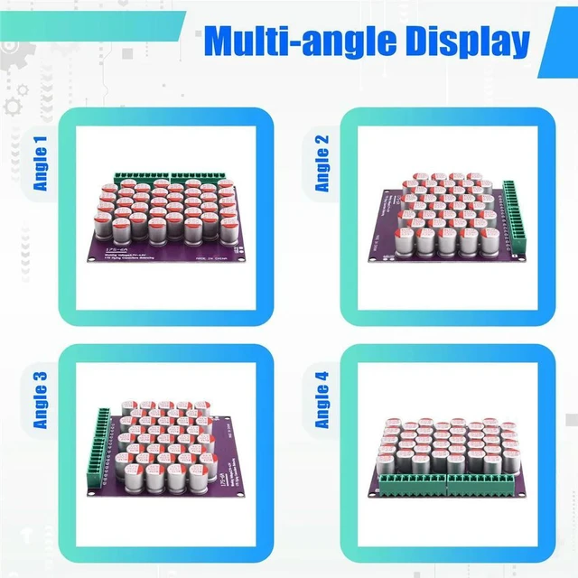 Alt view image 4 of 6 - 6A 0.01V Active Equalizer Balancer Equalization Balancing Li-Ion /LiFePo4 Lithium Balance Board 17S6A
