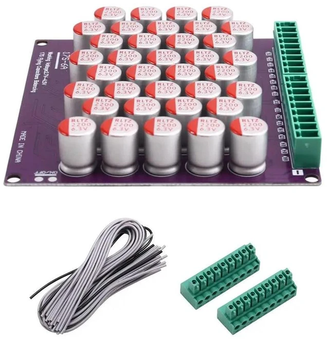 Alt view image 6 of 6 - 6A 0.01V Active Equalizer Balancer Equalization Balancing Li-Ion /LiFePo4 Lithium Balance Board 17S6A