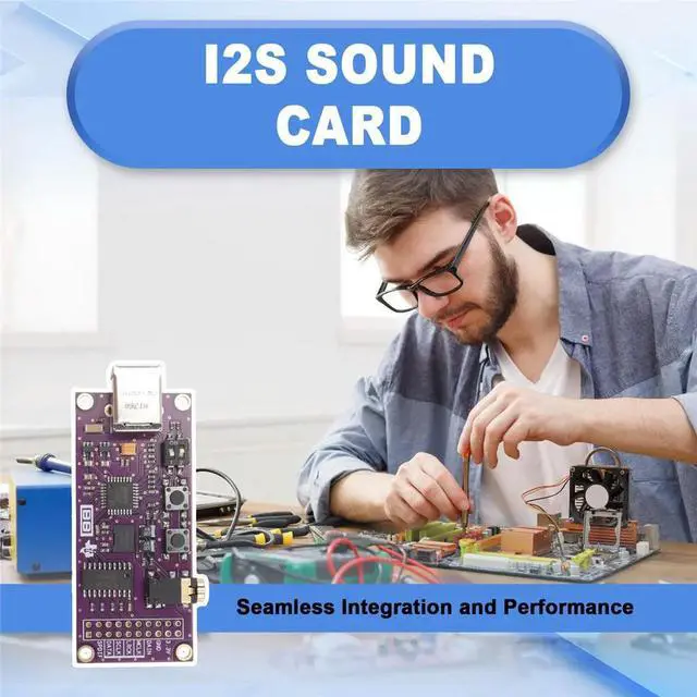 Alt view image 6 of 6 - PCM2707C USB to I2S Digital Interface USB Sound Card DAC Compatible with Italian PCM2706 XMOS