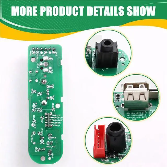Alt view image 4 of 6 - For JBL Xtreme 2 PL Bluetooth Speaker USB Micro Power Charging Board DIY Repair Accessories