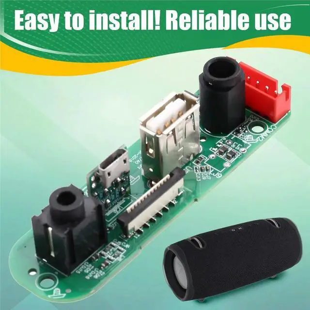 Alt view image 5 of 6 - For JBL Xtreme 2 PL Bluetooth Speaker USB Micro Power Charging Board DIY Repair Accessories
