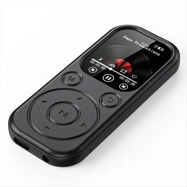 Alt view image 4 of 6 - 1.8" MP3 Player Type-C Bluetooth Compatible Touch Keys Music Stereo with HiFi Speaker FM Radio Recording E-Book