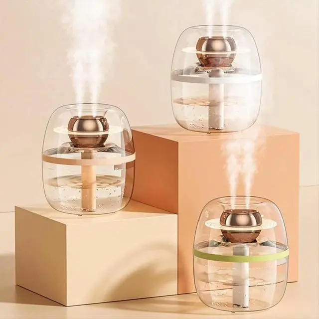Alt view image 5 of 6 - Bedroom Humidifier, Large Room Humidifier, Cool Mist Humidifier, Bedroom Large Room Desktop Air Humidifier White