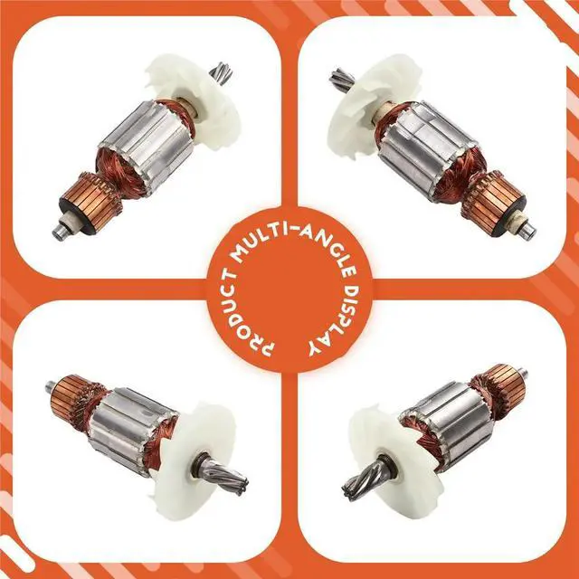 Alt view image 4 of 6 - Electric Pickaxe Rotor is Suitable for Hitachi H41SA H41SC Electric Pickaxe Electric Hammer Rotor Accessories