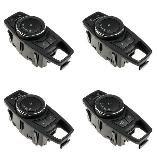 Alt view image 4 of 6 - 4X E1GT-13D061-ECW E1GT13D061ECW Car Headlight Fog Light Control Switch Car Light Switch For Ford
