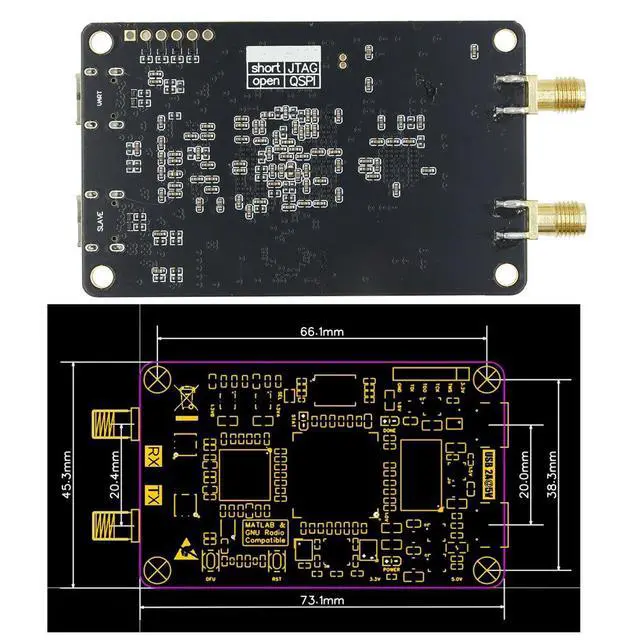 Alt view image 5 of 6 - SDR Software Defined Radio Development Board ZYNQ7010 AD9363 Frequency 70MHz-6GHz RF SDR Receiver TX