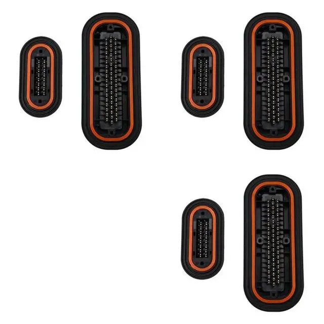 Alt view image 4 of 6 - 3X 2-967677-1 55P 2-968814-2 16P Car Connector Board Plug 29676771 For Mercedes-Benz Ecu 2-967677-1