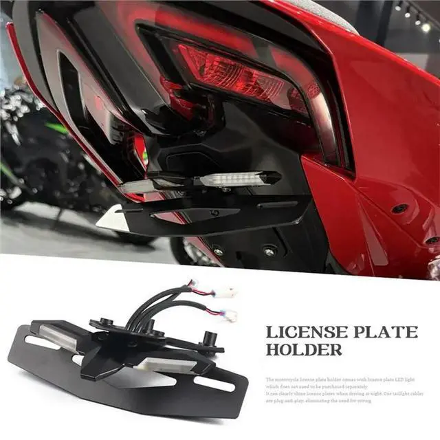 Alt view image 6 of 6 - Motorcycle Rear Short Tail Stock For DUCATI Panigale V4 V2 2025 2026 License Plate Holder