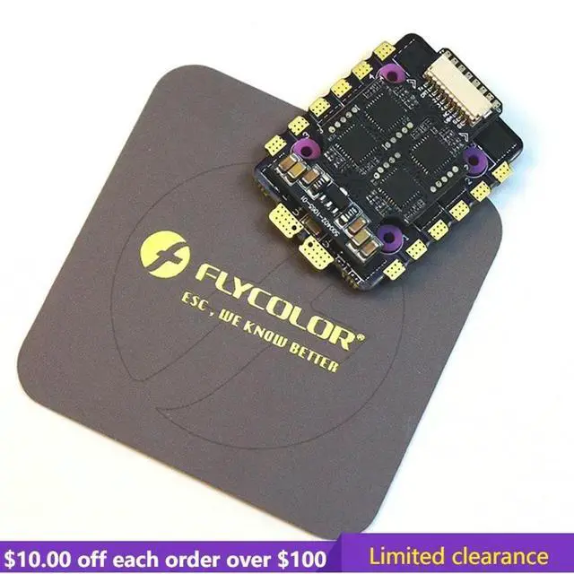Alt view image 4 of 6 - Clearance FLYCOLOR X-Cross Mini 4in1 45A BLHELI_32 ESC 20X20mm