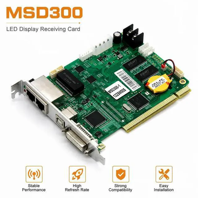 Alt view image 4 of 6 - Best Price MSD300-1 MSD300 Full Color Synchronous LED Sender Sending CardUpgraded Version of MSD300