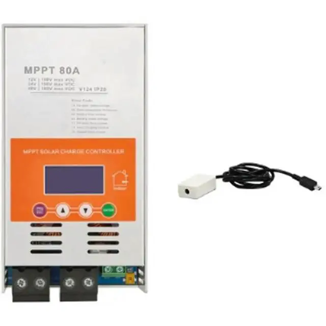 Alt view image 4 of 6 - MPPT Solar Charge Controller, 80A With , V124 Model, Supports 12V/24V/48V Auto Charging For Lithium, Lifepo4, AGM Ba
