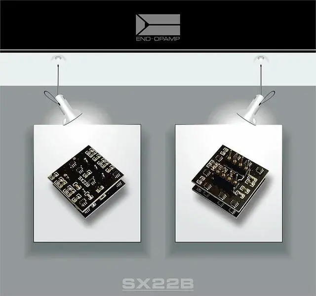 Alt view image 5 of 6 - SX22B high fidelity fever discrete dual operational amplifier chip integrated module circuit front-end board replaces 4558d