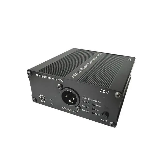Alt view image 5 of 6 - AES/EBU Analog-to-digital Audio Converter Digital Audio Encoder Balanced Stereo Output 24 Bit 192K