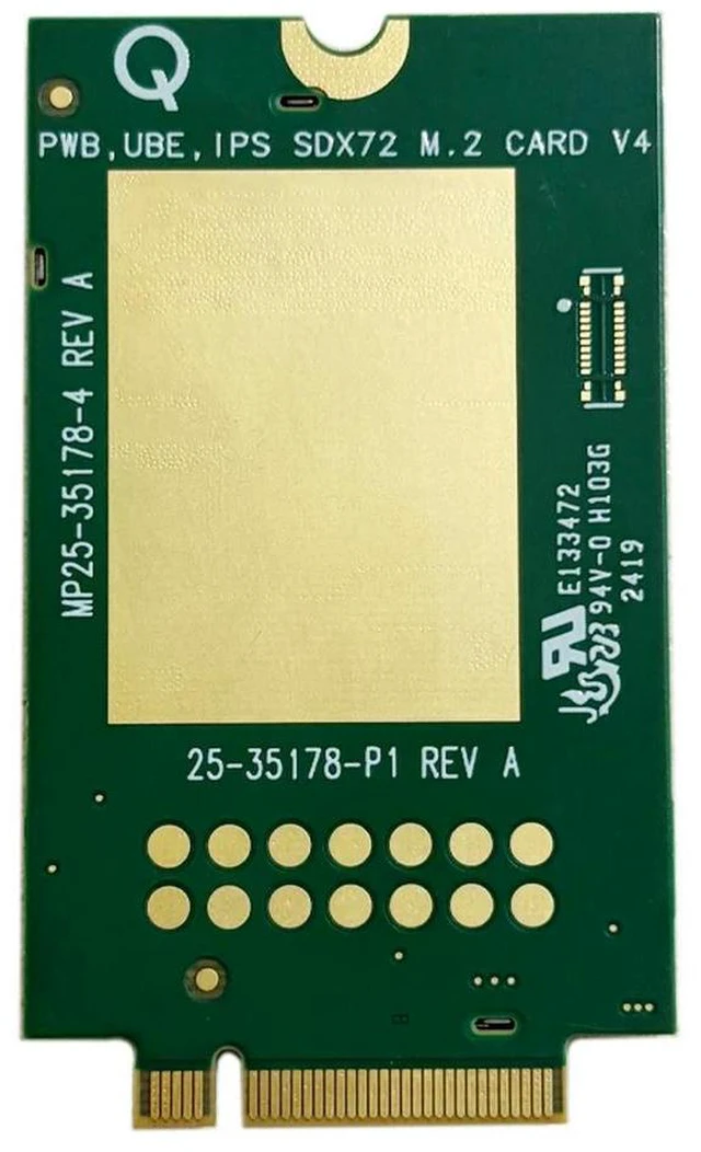 Alt view image 5 of 6 - DW5934e Snapdragon X72 CAT 20 5G network card Mobile Modem LTE FDD/TDD, WCDMA/HSPA+, GPS GLONASS