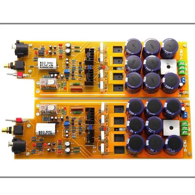 Alt view image 4 of 6 - MK2 High Power HiFi Amplifier Board Household Finished Board Balanced Input Adjustable Pure Class A Amplifier Board
