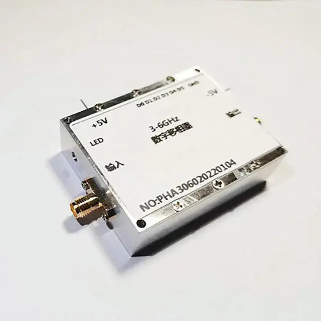 Alt view image 5 of 6 - 5.8G Digital Phase Shifter C-Band Microwave Phase Shifter Digital RF Phase Shifter