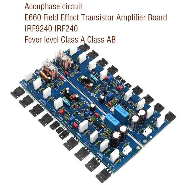 Alt view image 4 of 6 - Accuphase E660 Circuit Field Effect Transistor IRF9240 Amplifier Board HiFi Pure Rear Stage Class A Amplifier Board