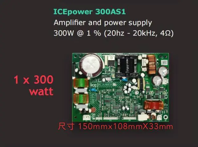 Alt view image 4 of 6 - Danish ICEPOWER 300AS1 power amplifier module HIFI board mono power amplifier board