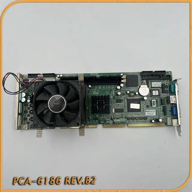 Alt view image 5 of 6 - For Advantech PCA-6186 REV B2 PCA-6186E2 Dual Network Port with CPU Memory