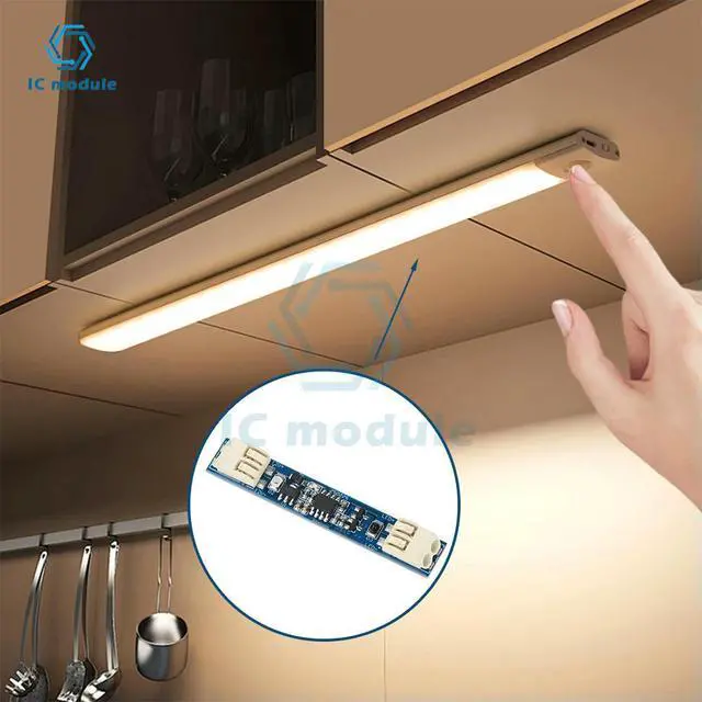 Alt view image 2 of 3 - Hand Sweep Sensor Switch Module DC 12-24V Welding free Hand Wave Sensor Switch for Cabinet Wardrobe Light