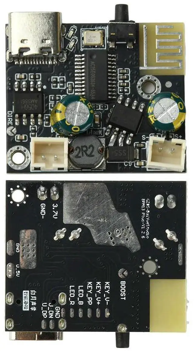 Main image of BPM13 Plus Bluetooth Amplifier Board Single Channel High Fidelity Audio Module Type C Usb Input For Speaker
