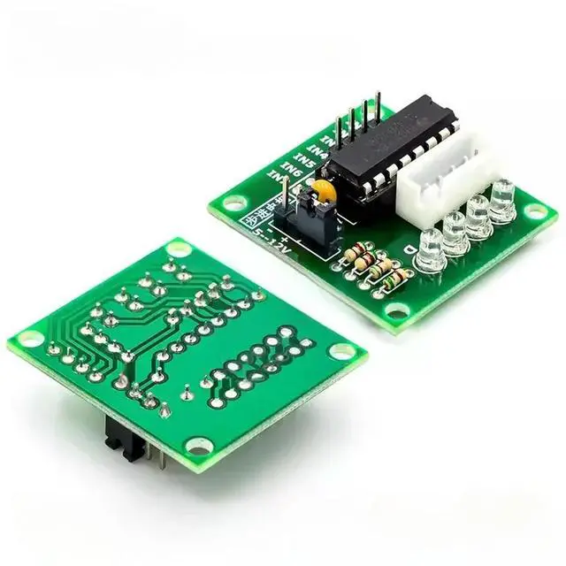 Alt view image 2 of 3 - 5V stepper motor motor+ULN2003 driver board 5V test module board (1 set)